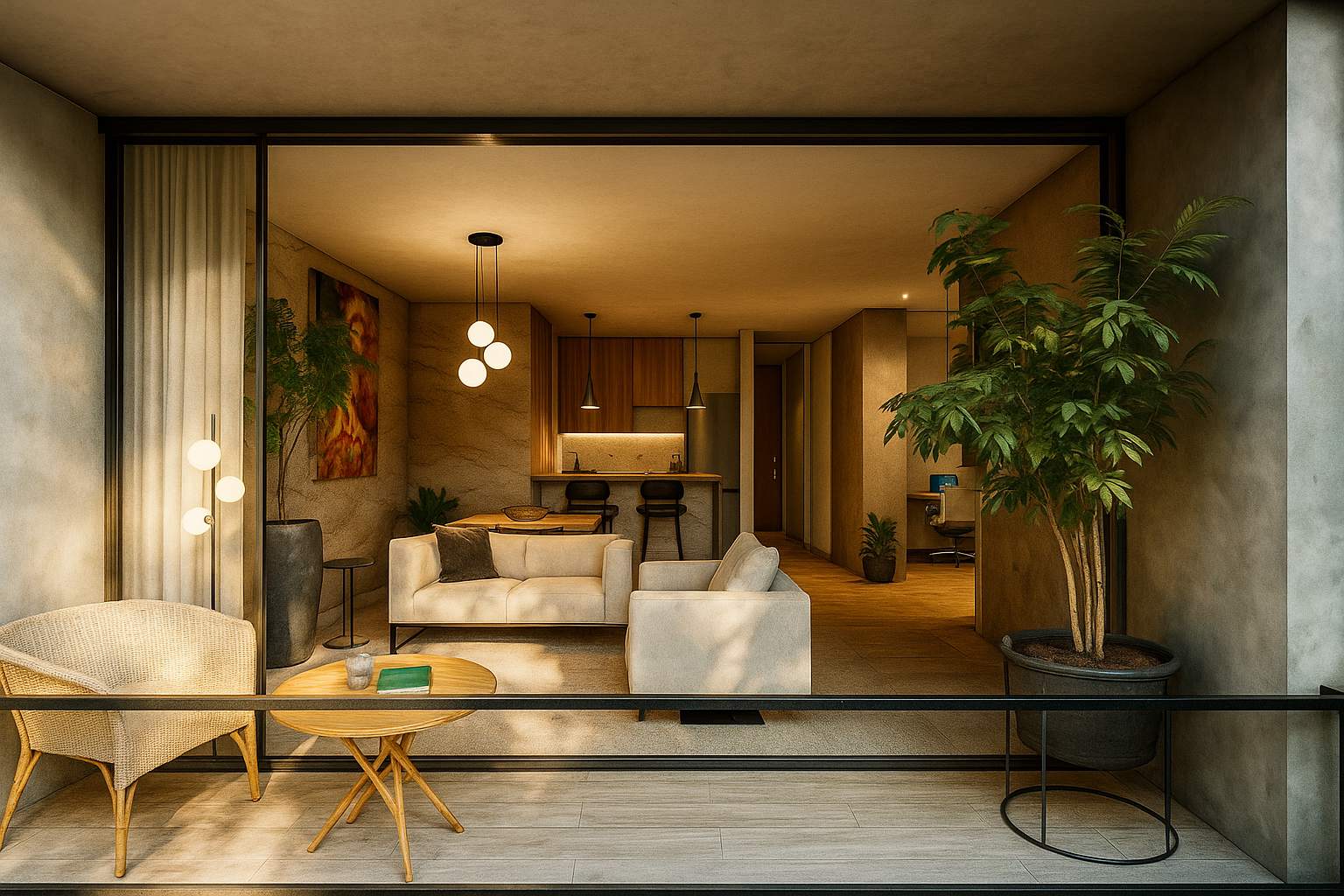 terraza faro apartamentos